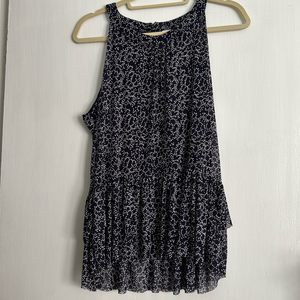NWT Gauzy, flowy, Rose & Olive top